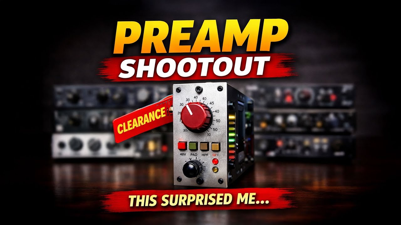 I Compared 7 Mic Preamps&hellip; The Cheapest One Won