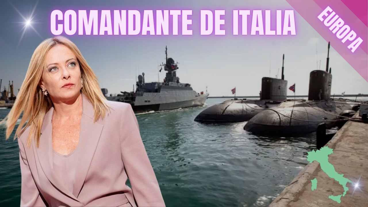 🇮🇹⚓Giorgia Meloni comanda submarinos y la flota italiana para proteger Europa 🔥🇪🇺⚔️✨