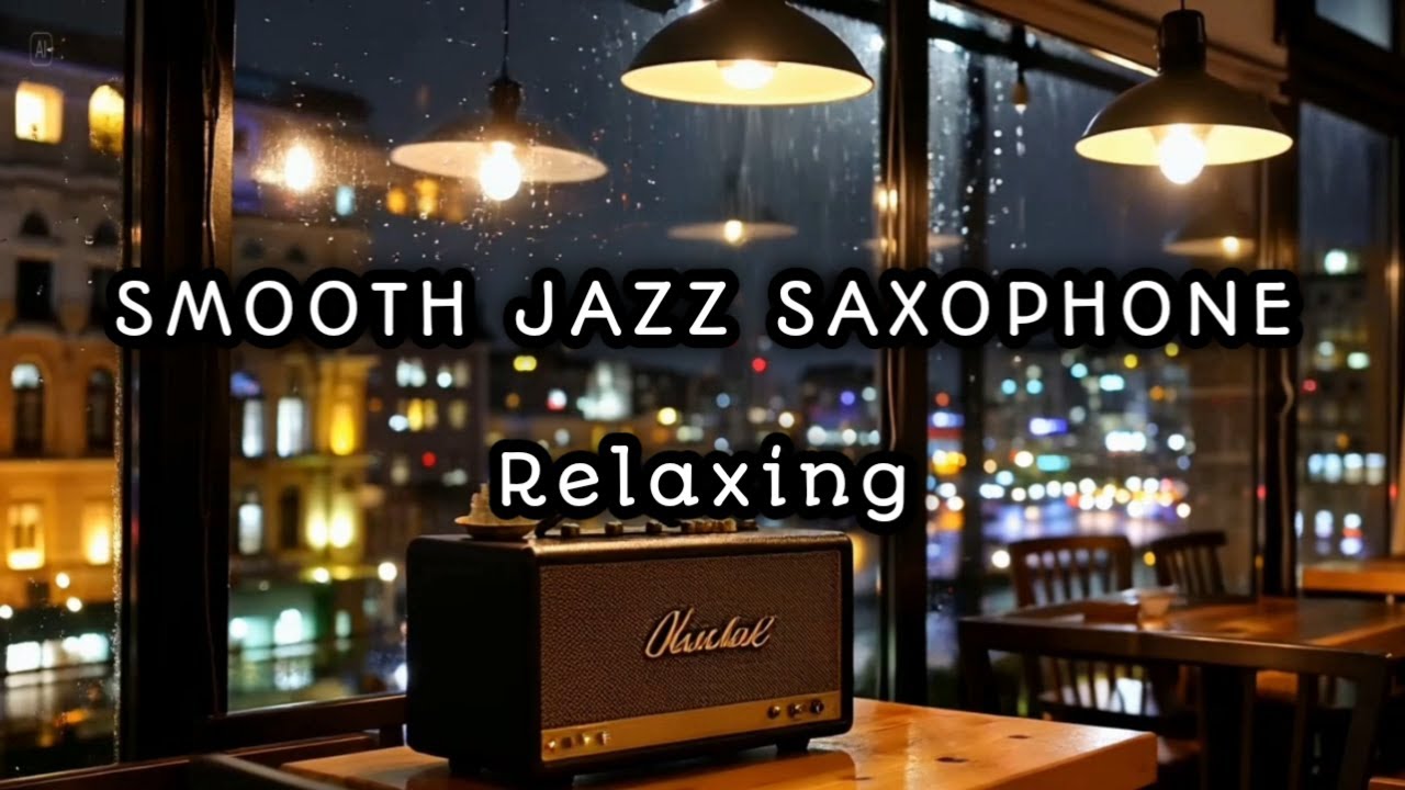 Rainy Night Coffee Jazz ☔ Smooth Jazz Cafe for Relaxing