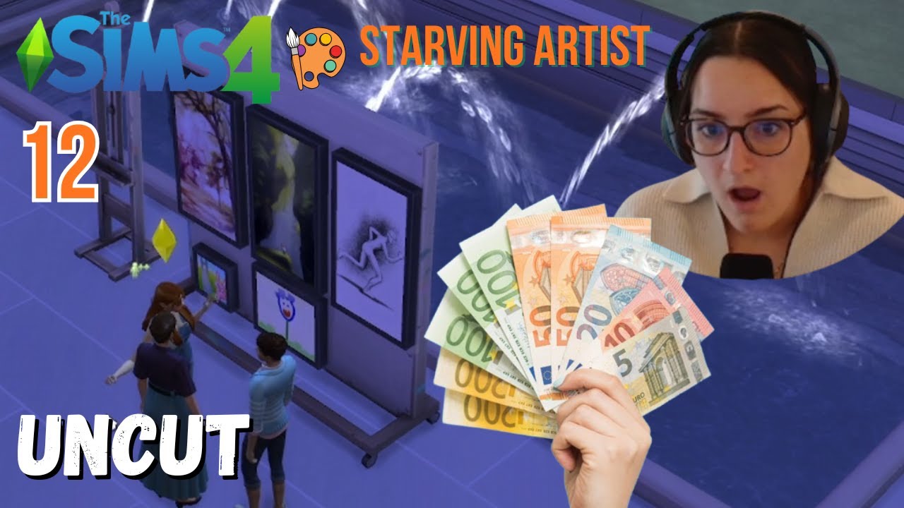Geldregen durch Straßenverkauf ??? - Starving Artist Die Sims 4 UNCUT Part 12