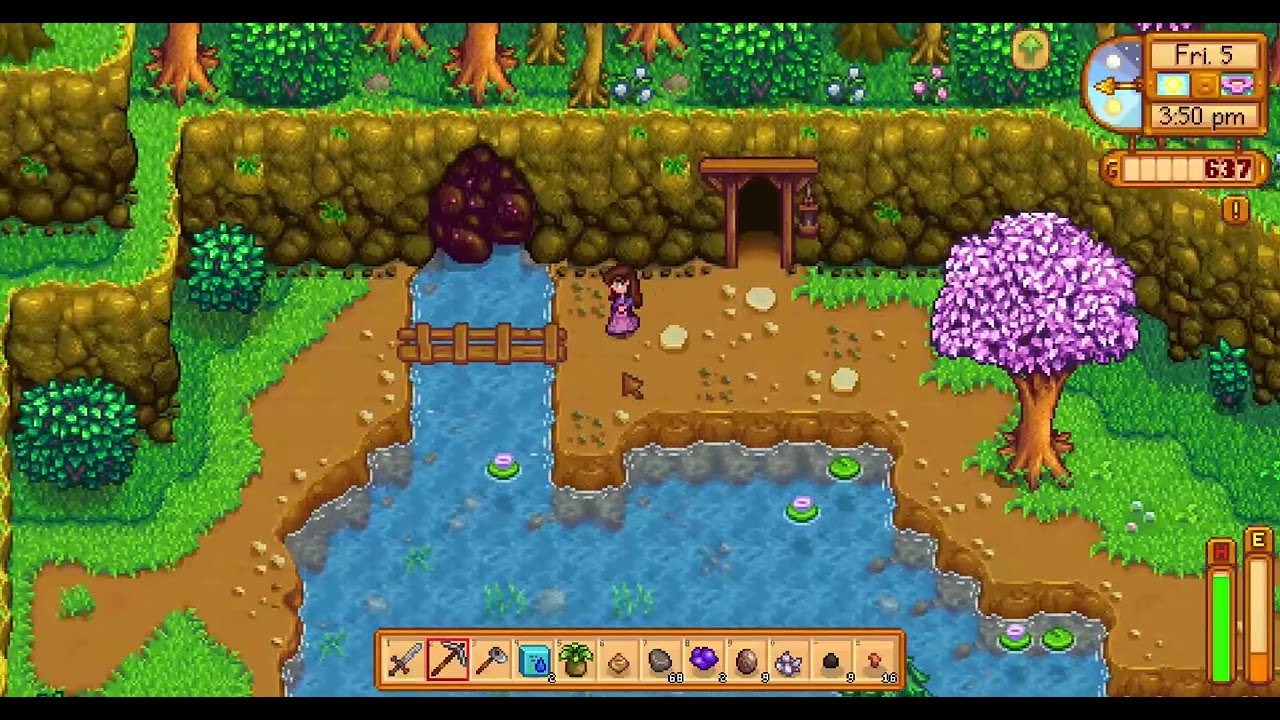 [No Commentary] Sakura Farm Day 5 - Stardew Valley