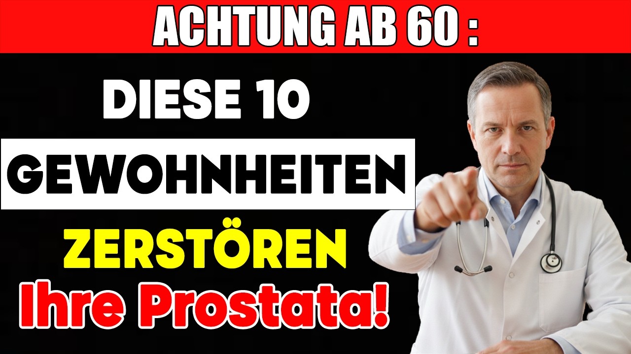 Urologe warnt: Tun Sie das NIEMALS, wenn Sie über 60 sind!