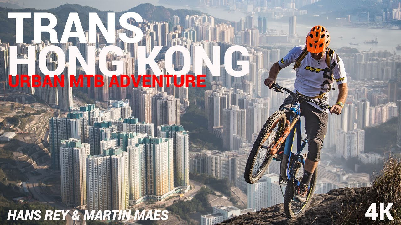 TransHongKong Urban MTB Adventure w Hans Rey & Martin Maes - 4K