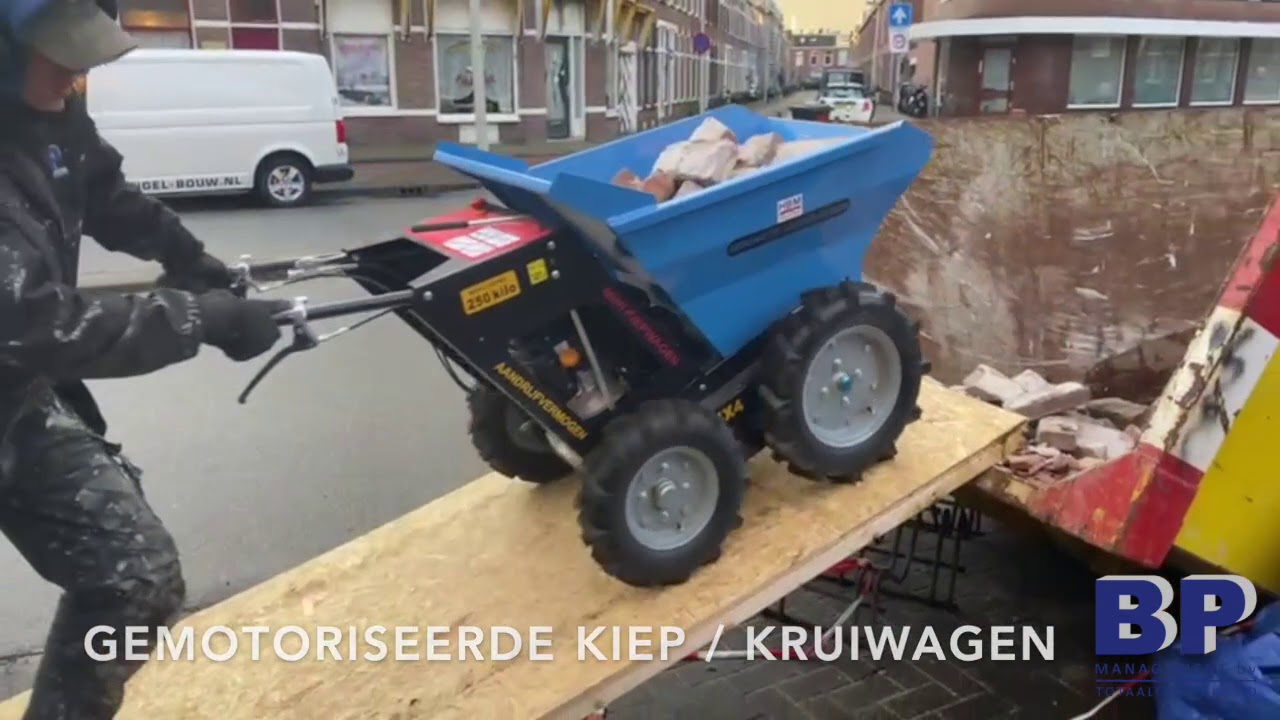 BP Management - Totaalonderhoud: Gemotoriseerde kiep / kruiwagen