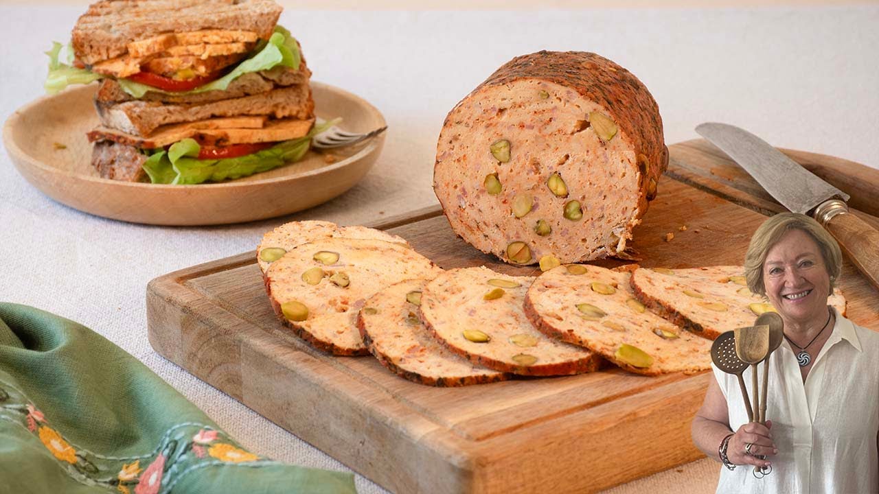 Fiambre FÁCIL de pollo y pistachos. Sabrás lo que comes.