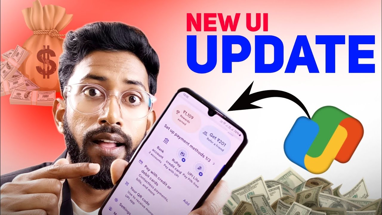 Google Pay New Ui Update , Google Pay New Contactless Payment , Gpay New Ui