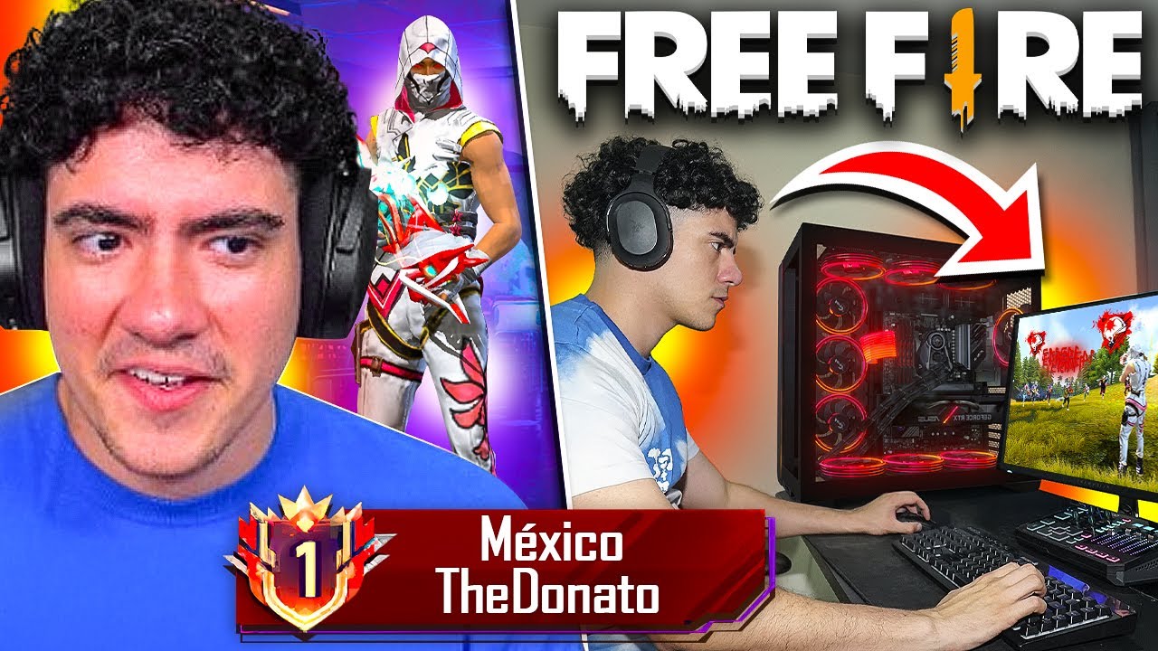 ME CONVERTIRE EN EL MEJOR JUGADOR DE FREE FIRE EN PC - TheDonato