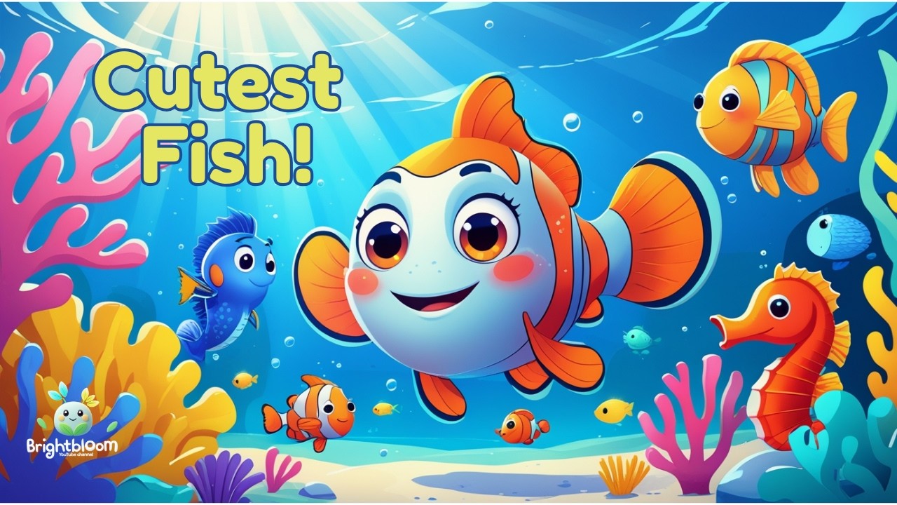 Самая милая рыбка в океане! 🐠🌈 | Brightbloom Ocean Fun
