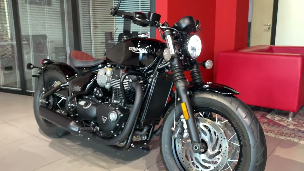 Triumph Bonneville Bobber Black, 2019