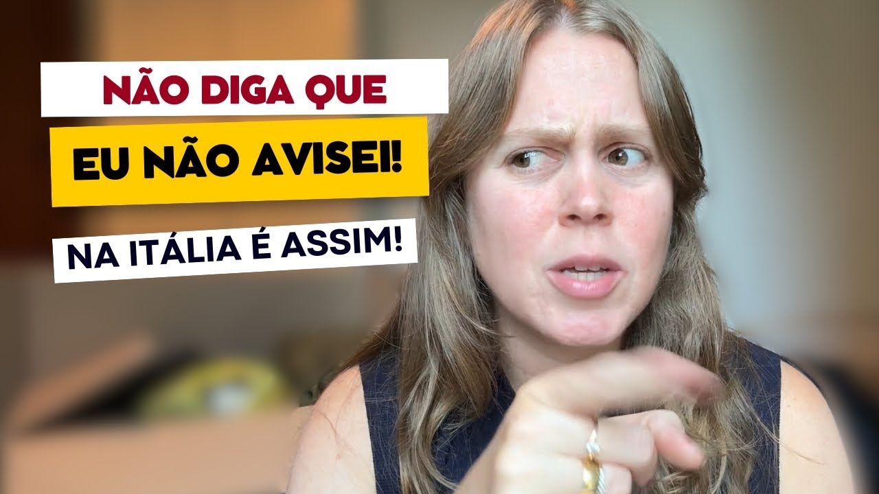 Não alugue uma casa na Itália sem antes assistir este vídeo! ASSUNTO SÉRIO!