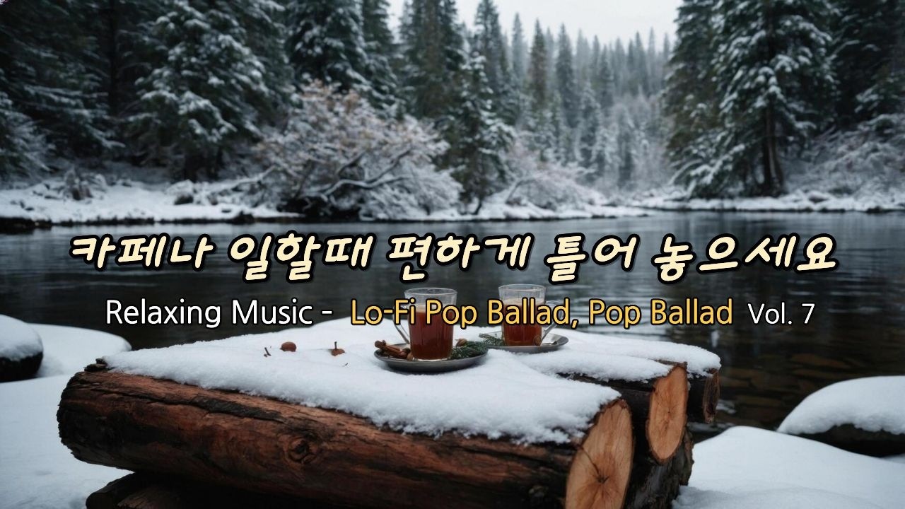 Lo-fi Pop Ballad, and More - 조용히 혼자 있고 싶을 때 듣는 감성음악, 공부할 때나 일하면서 듣기 좋은 카페 음악