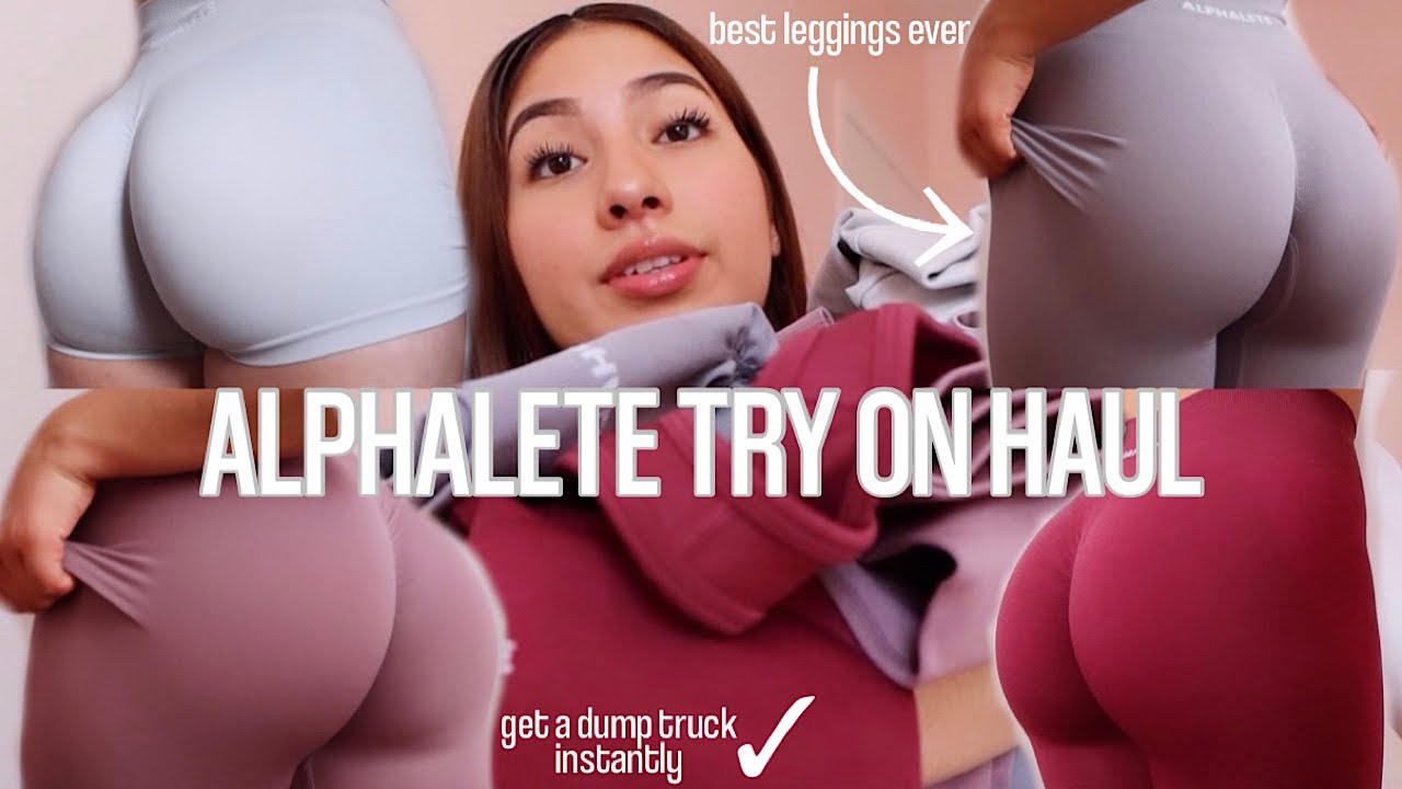 ALPHALETE Try On Haul! BEST LEGGINGS EVER! *NOT SPONSORED*