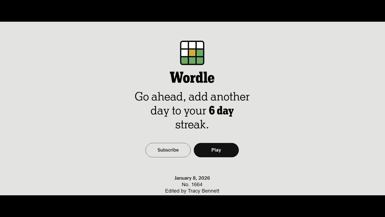 January 8, 2026 - Wordle, Connections, Strands, and Pips (The New York Times Puzzles)