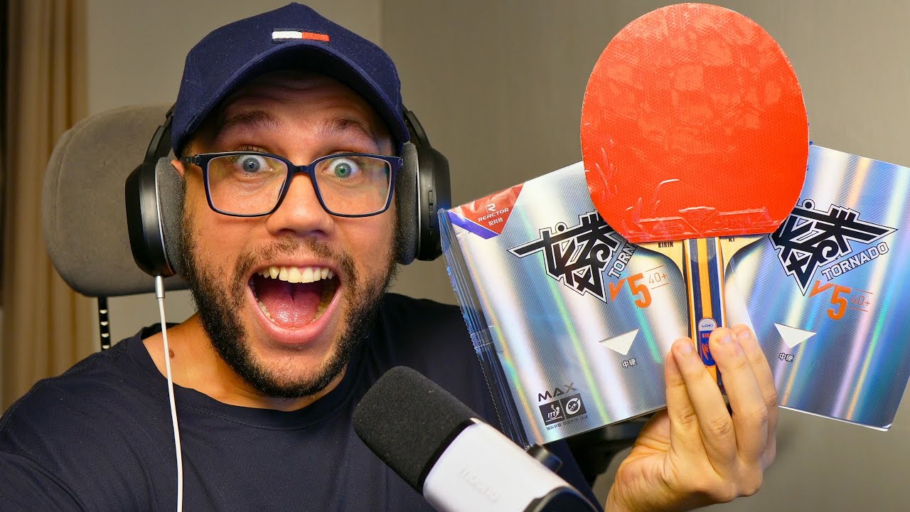 MONTEI MAIS UMA RAQUETE PROFISSIONAL DE TÊNIS DE MESA NOVA