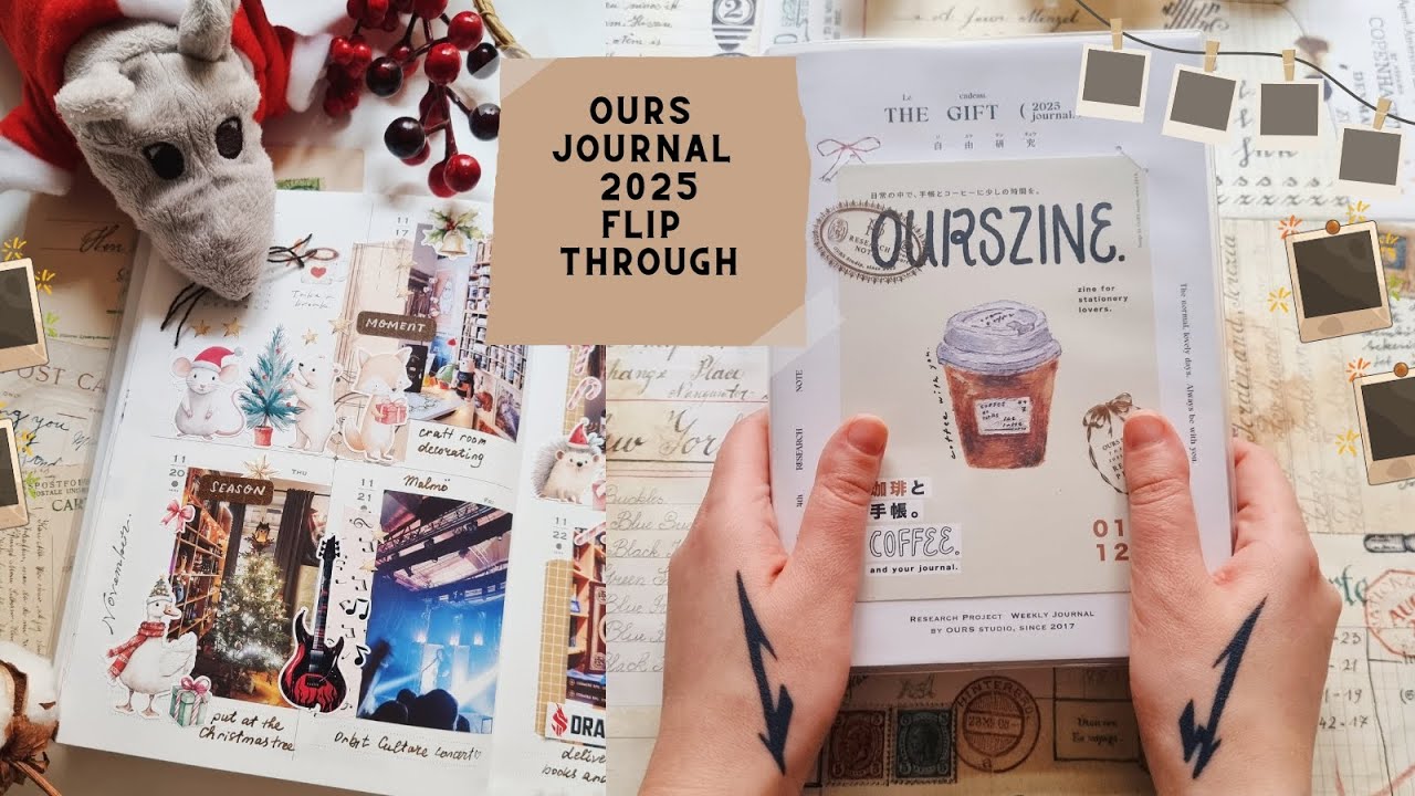 OURS studio journal 2025 flip through) My year in photos!