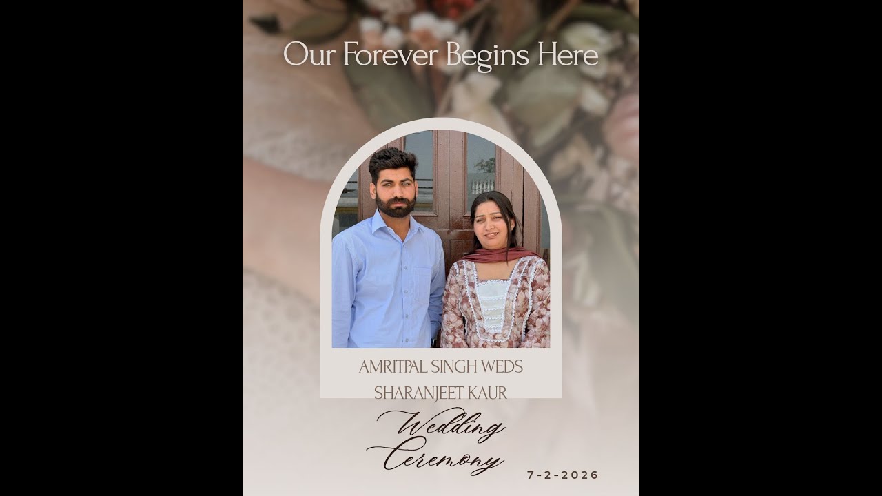 Live Wedding Ceremony | Amritpal Singh weds sharanjeet Kaur| Soni Studio Rania