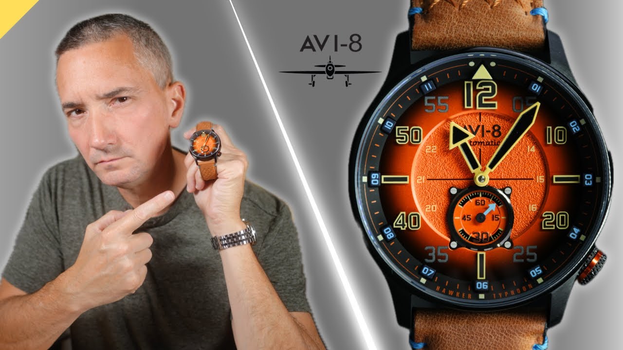 AVI-8 Hawker Typhoon Baldwin Automatic Review-Amazing Dial Detail !!