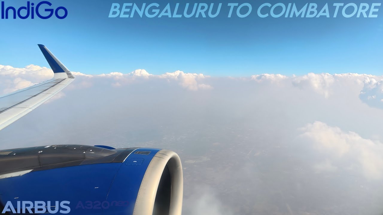 Short haul flight on IndiGo | IndiGo A320neo | Bengaluru to Coimbatore | Trip Report