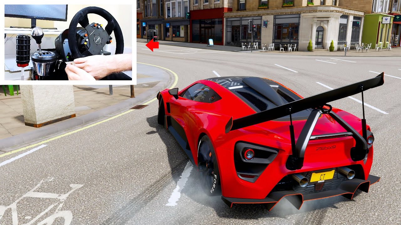 Best Drift Tune for the New Zenvo! - Forza Horizon 4 Steering Wheel + Pedals Gameplay