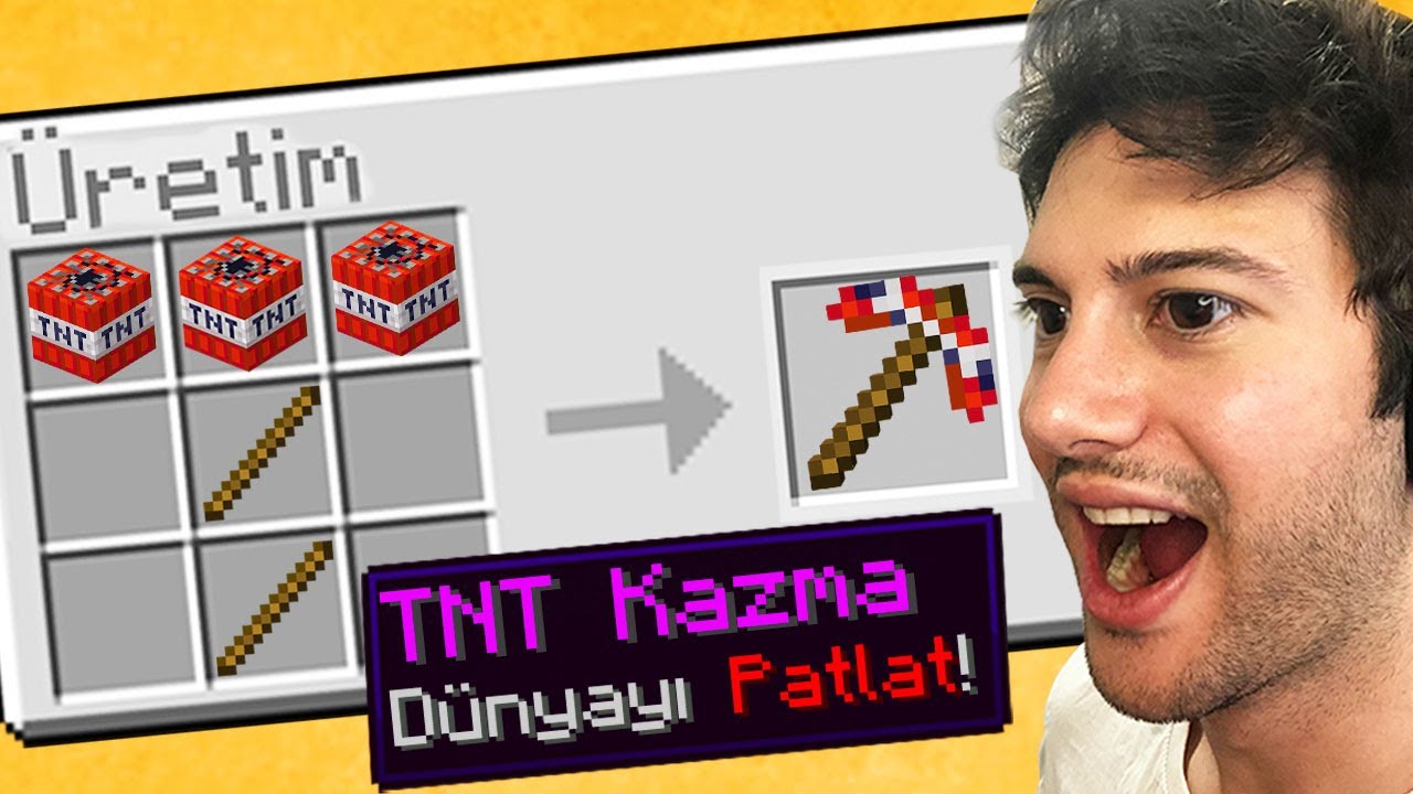 minecraft AMA her bloktan ALET yapabiliyorum!!