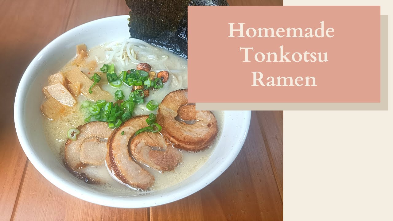 Making Japanese Tonkotsu Ramen with Instant Pot