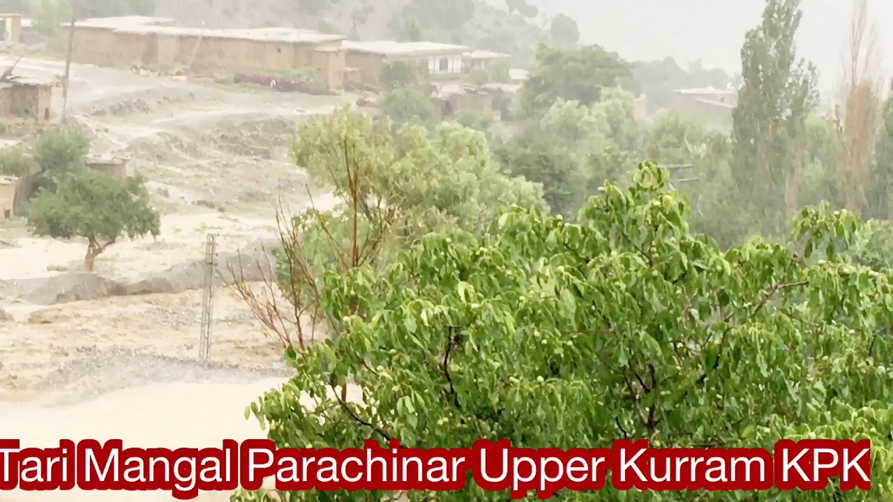 Beauty view of Tari Mangal Parachinar Upper Kurram KPK in rain | Pashto saz sound | #mangal #Tari