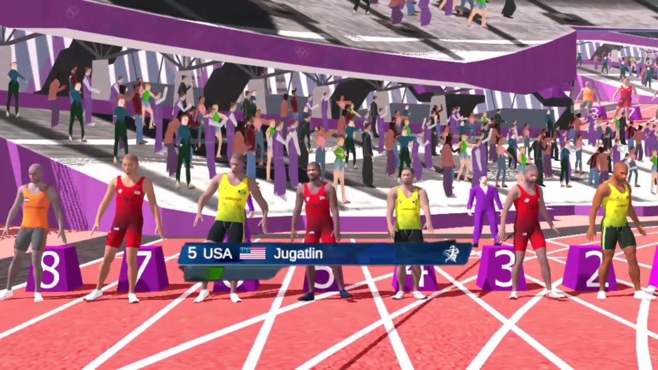 What if 2012 Olympic 100m ran beyond peak performance?