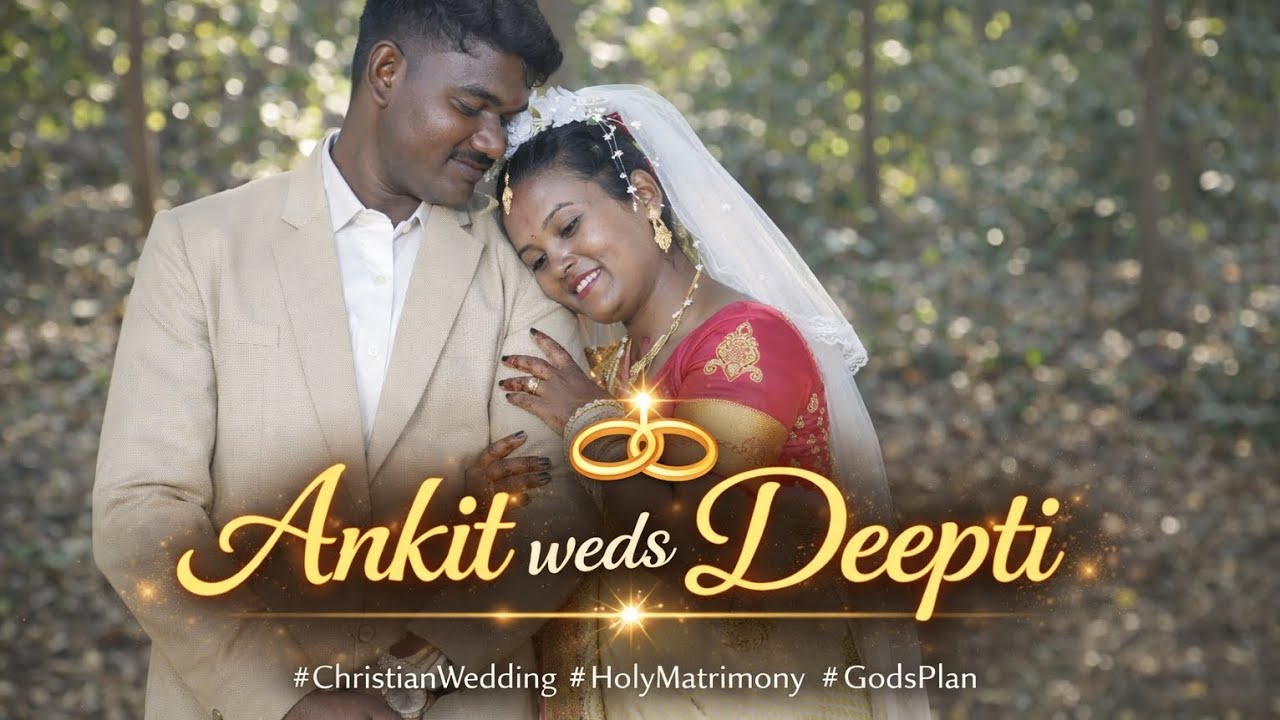Ankit ❤️ Deepti – A Love Written by God. #christian #wedding 