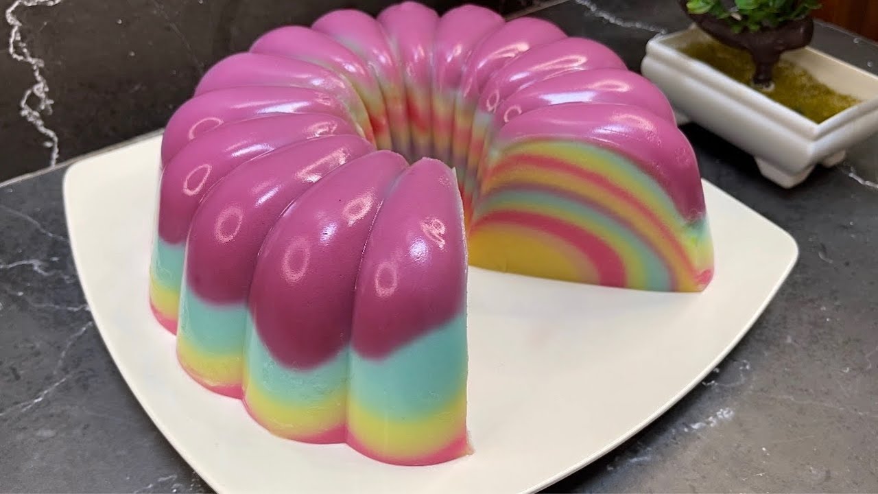МУЖ ОЧЕНЬ ПОЛЮБИЛ ЭТОТ ДЕСЕРТ! ОЧЕНЬ ВКУСНО И МЯГКО! РЕЦЕПТЫ РАДУЖНОГО ПУДИНГА