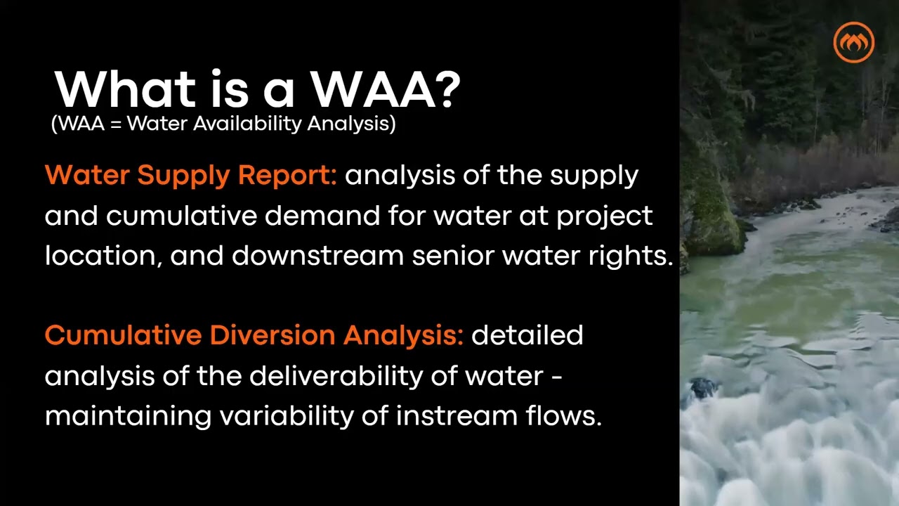 California North Coast Water Availability Tool overview webinar