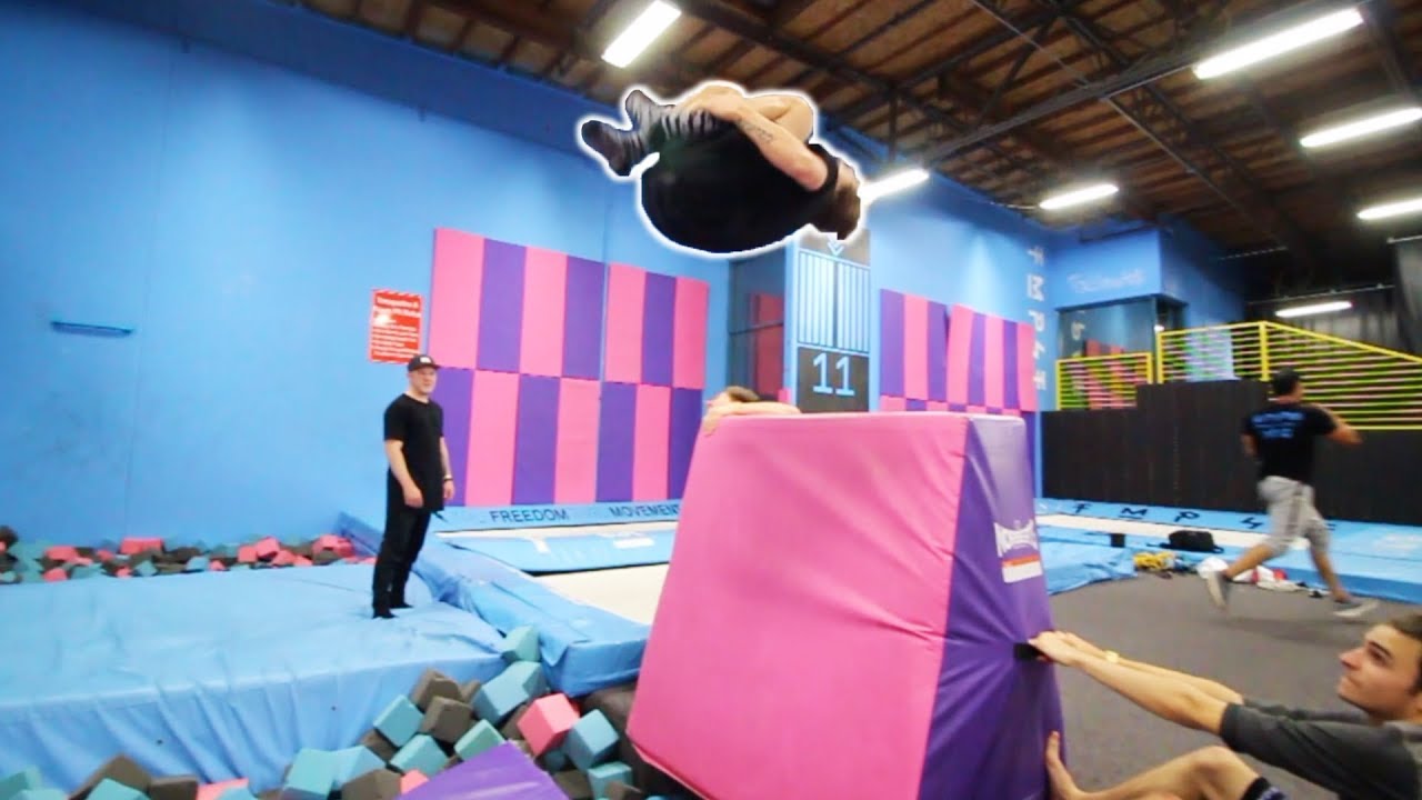 FIRST TIME TRYING THIS TRICK! (RISKY FLIPS)