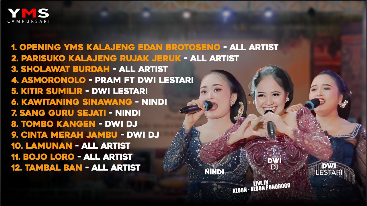 FULL ALBUM YMS CAMPURSARI LIVE ALON - ALON PONOROGO || PONOROGO RIKOLO SEMONO 2025