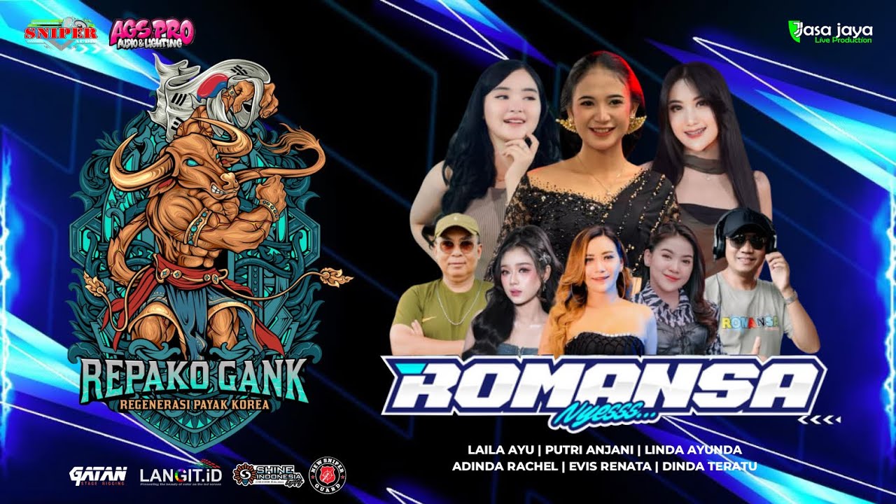 LIVE ROMANSA NYESS - HAPPY PARTY REPAKO GANK - PAYAK CLUWAK PATI | SNIPER x AGS AUDIO