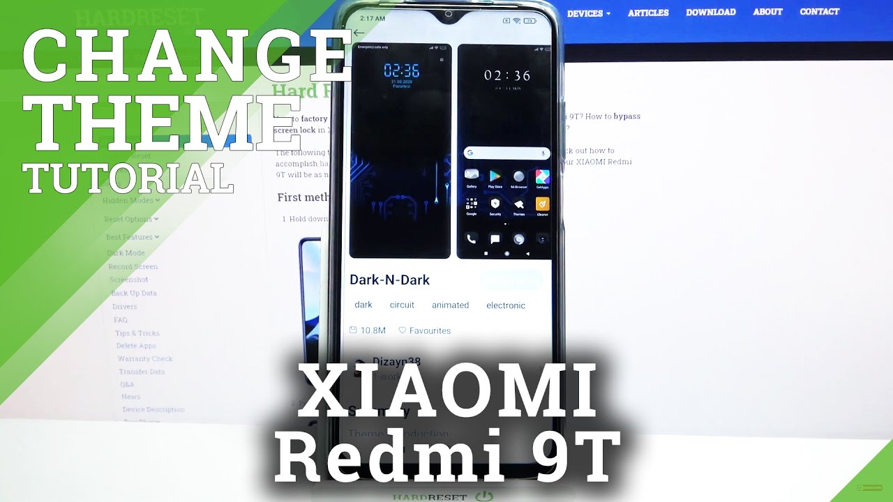 How to Change Device Theme in XIAOMI Redmi 9T &ndash; Apply New Device Theme