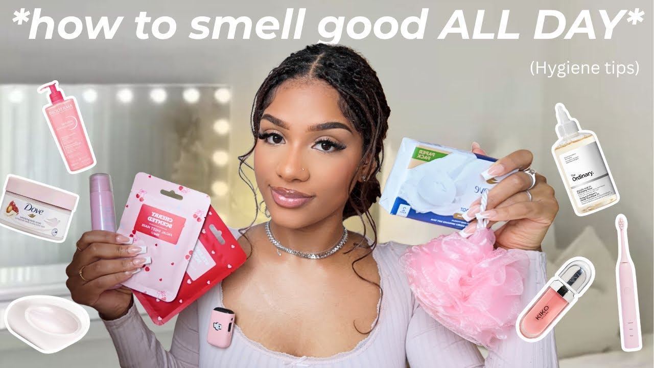 how to smell good ALL DAY on a BUDGET✨ |Feminine Hygiene Routine ( No more musty😭)