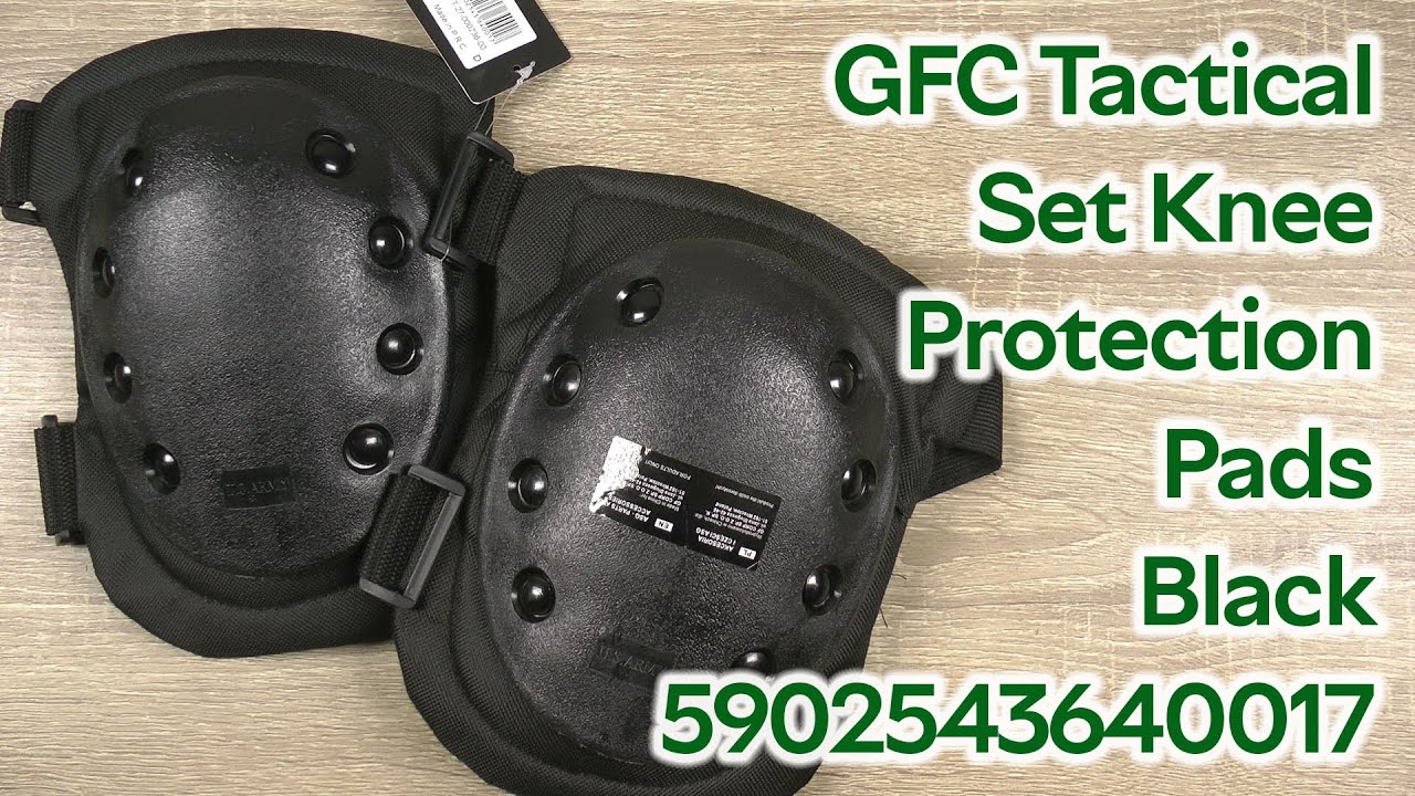 Розпаковка GFC Tactical Set Knee Protection Pads Black (5902543640017)