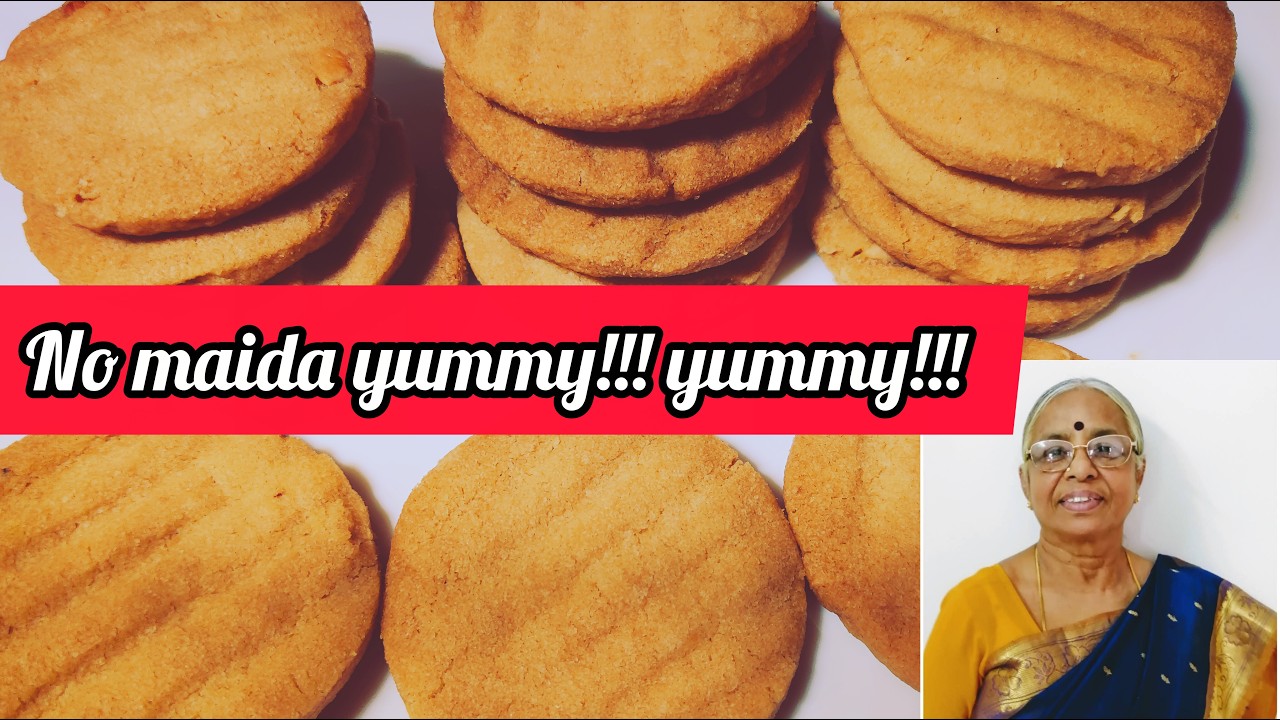 3 பொருளில் No மைதா,சோடா உப்பு, பேக்கிங் பவுடர் பிஸ்கட்||wheat biscuit recipe intamil||#christmas 