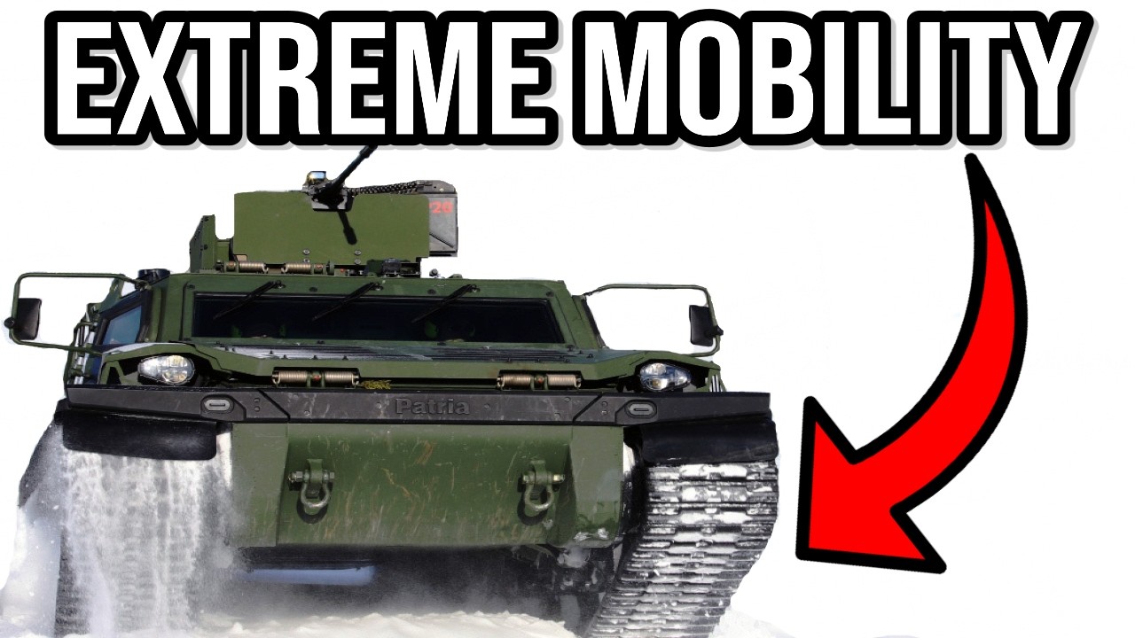 The Patria TRACKX Armored Personnel Carrier | EXTREME MOBILITY
