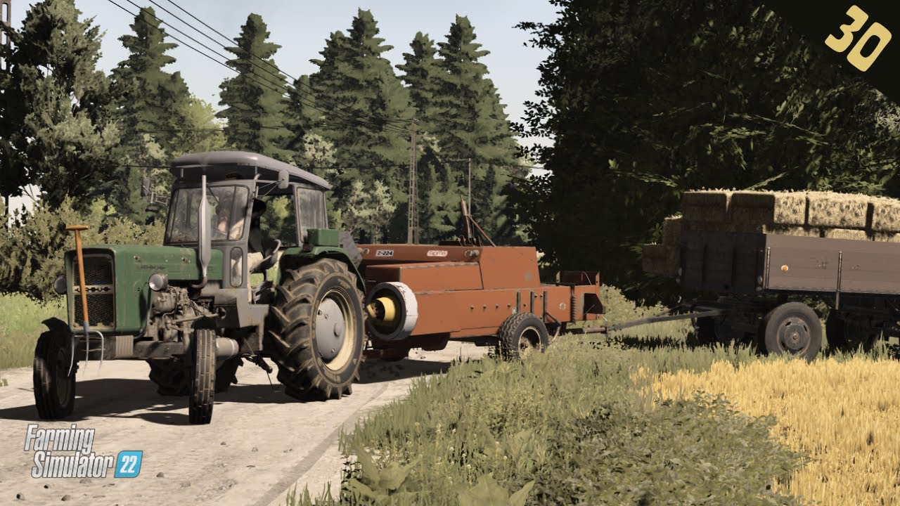 SPADEK [30] Testy Sipmy przed zakupem. Prasowanie słomy i zbieranie kostek 🚜 FS22