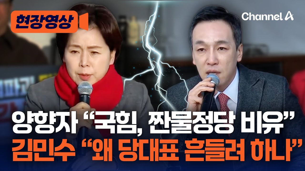양향자-김민수, 당 지지율 놓고 최고위 공개 충돌 [현장영상] / 채널A