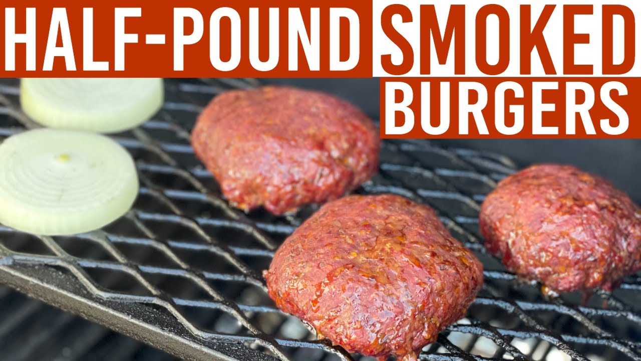 Half Pound Smoked Burgers on The Yoder YS640s Pellet Grill