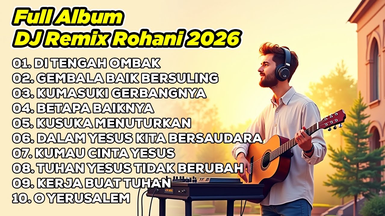 DJ REMIX ROHANI 2026💃DITENGAH OMBAK ✝️ GEMBALA BAIK BERSULING ✝️ KU MASUKI GERBANGNYA