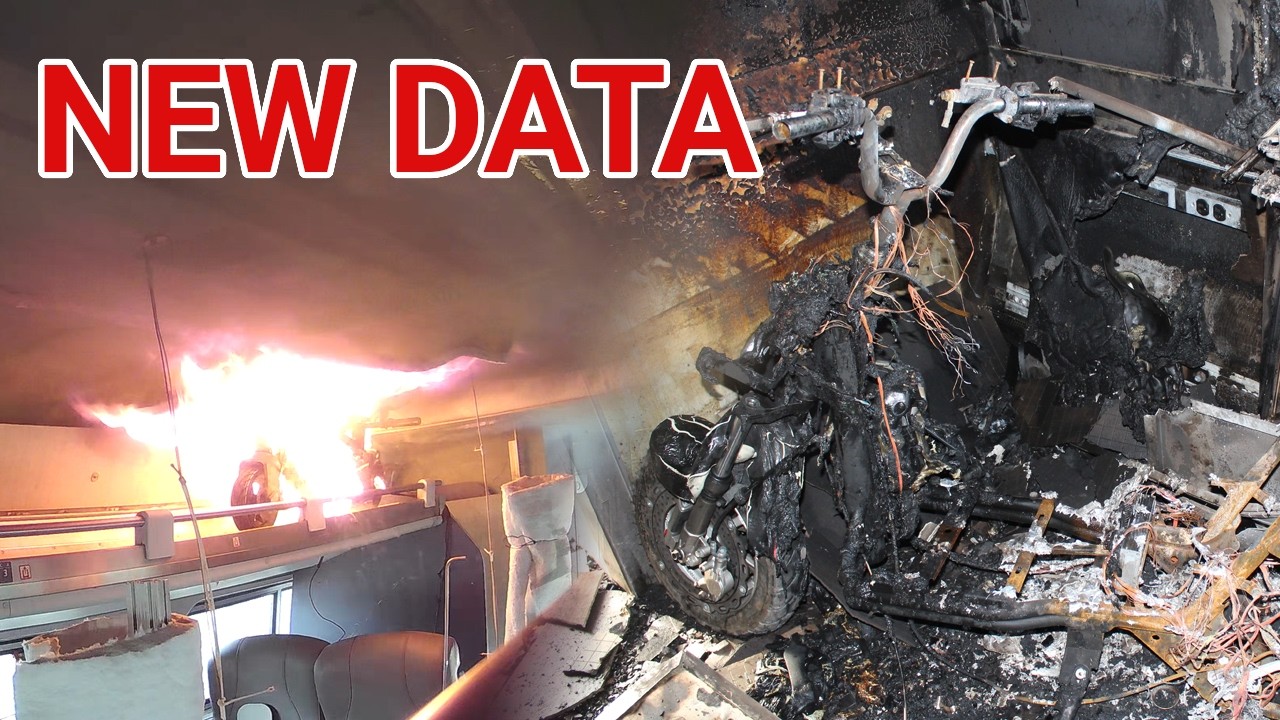 E-Bike Fire on a Train: New Data Shows How Little Time You Have