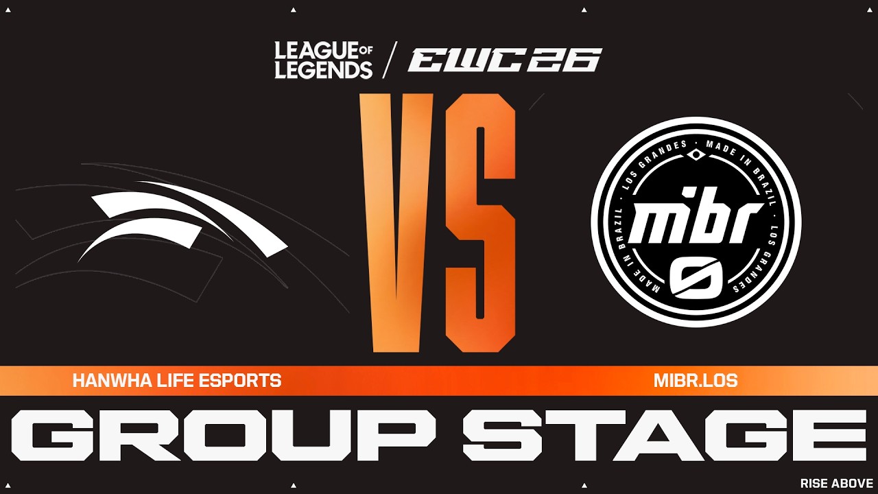 Hanwha Life Esports vs MIBR.LOS | League of Legends at EWC 26 - Group Stage - VOD