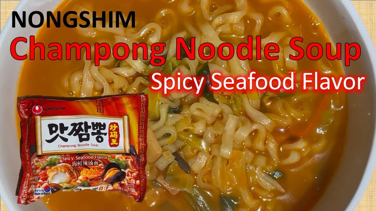 Nongshim Champong Noodle Soup - 농심 맛짬뽕
