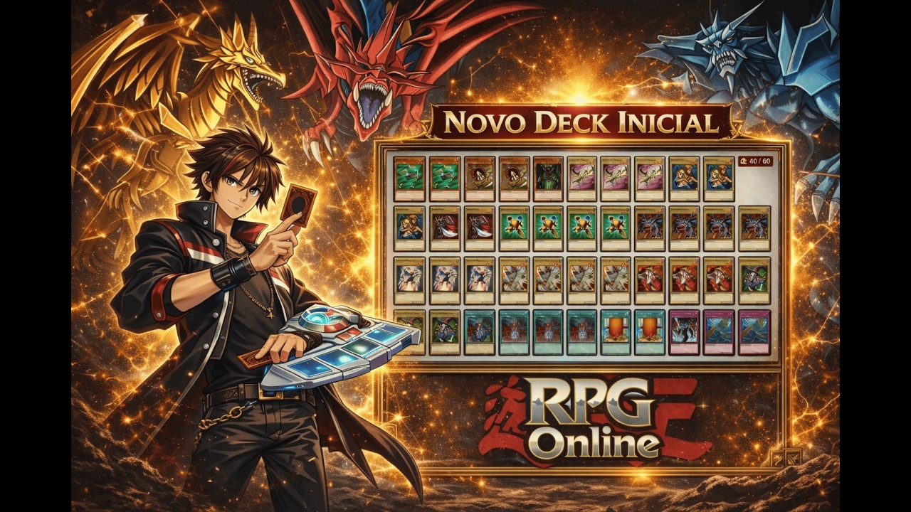 NOVO DECK INICIAL DO YU-GI-OH RPG ONLINE