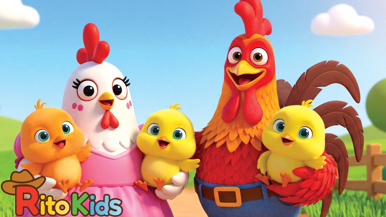 Galo João Acorda a Fazenda | Canções Infantis | Rito Kids
