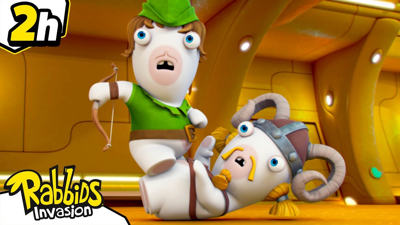 El Señor de los Rabbids | Fantasía | Rabbids La Invasión | Nueva compilación 2H | Dibujos animados