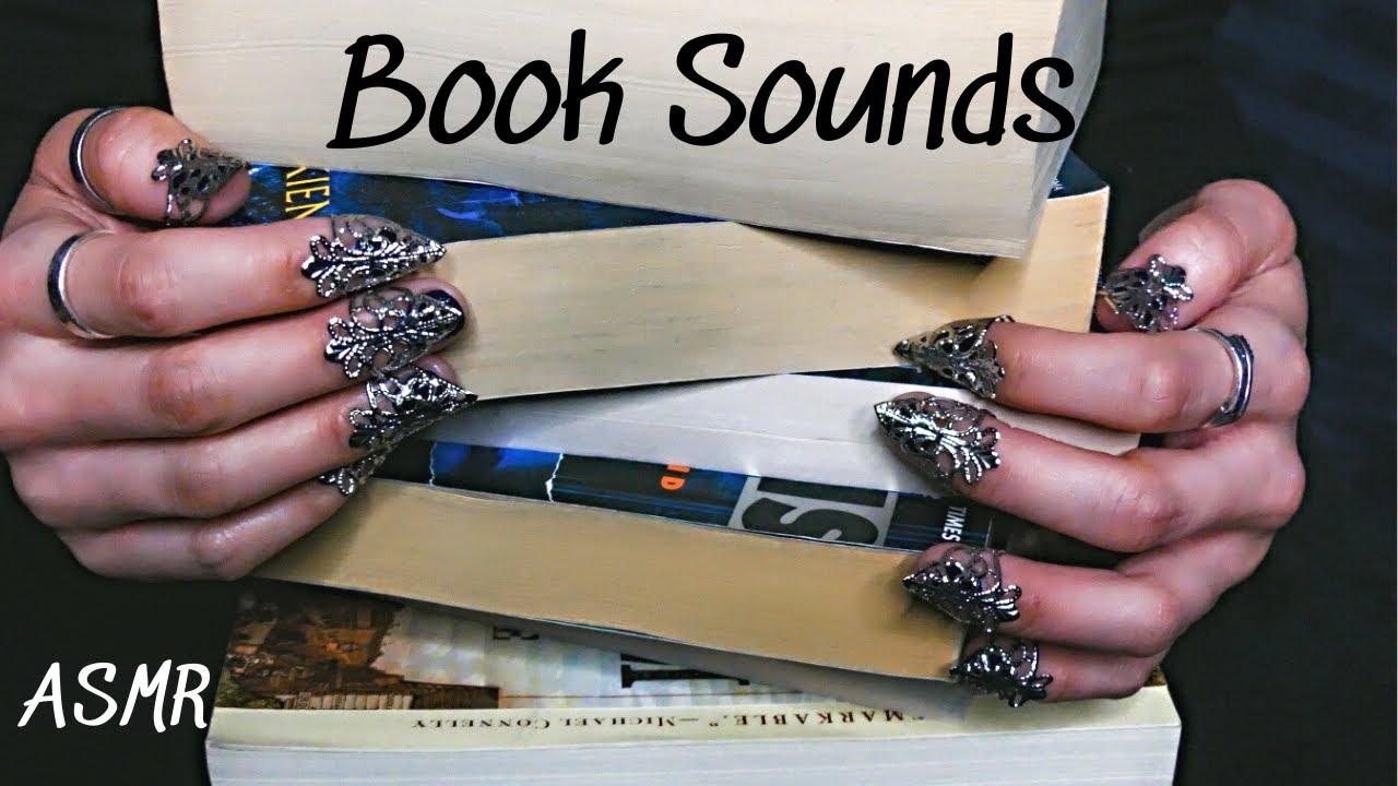 ASMR Book Sounds (no talking, scratching, tapping, page turning)
