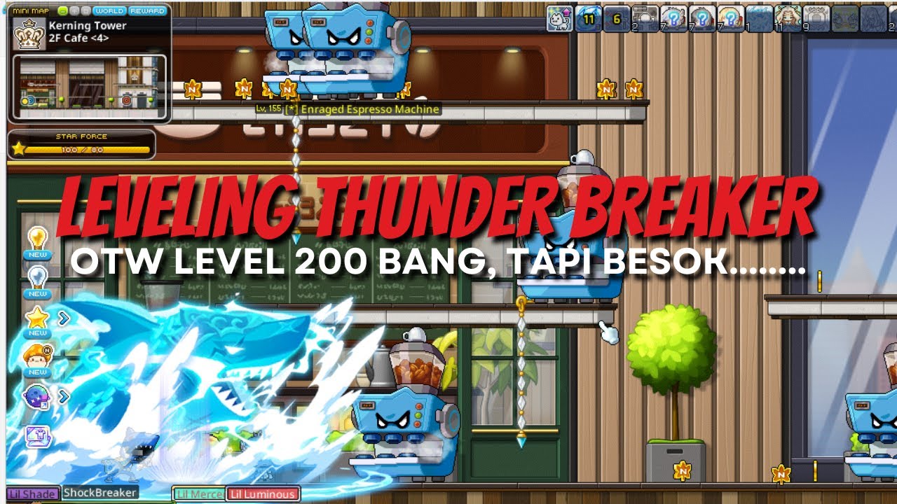 🔴[LIVE] Maplestory N | Leveling Thunder Breaker part 2